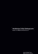 Architecture in the anthropocene : essays on reflective resistances II Discount